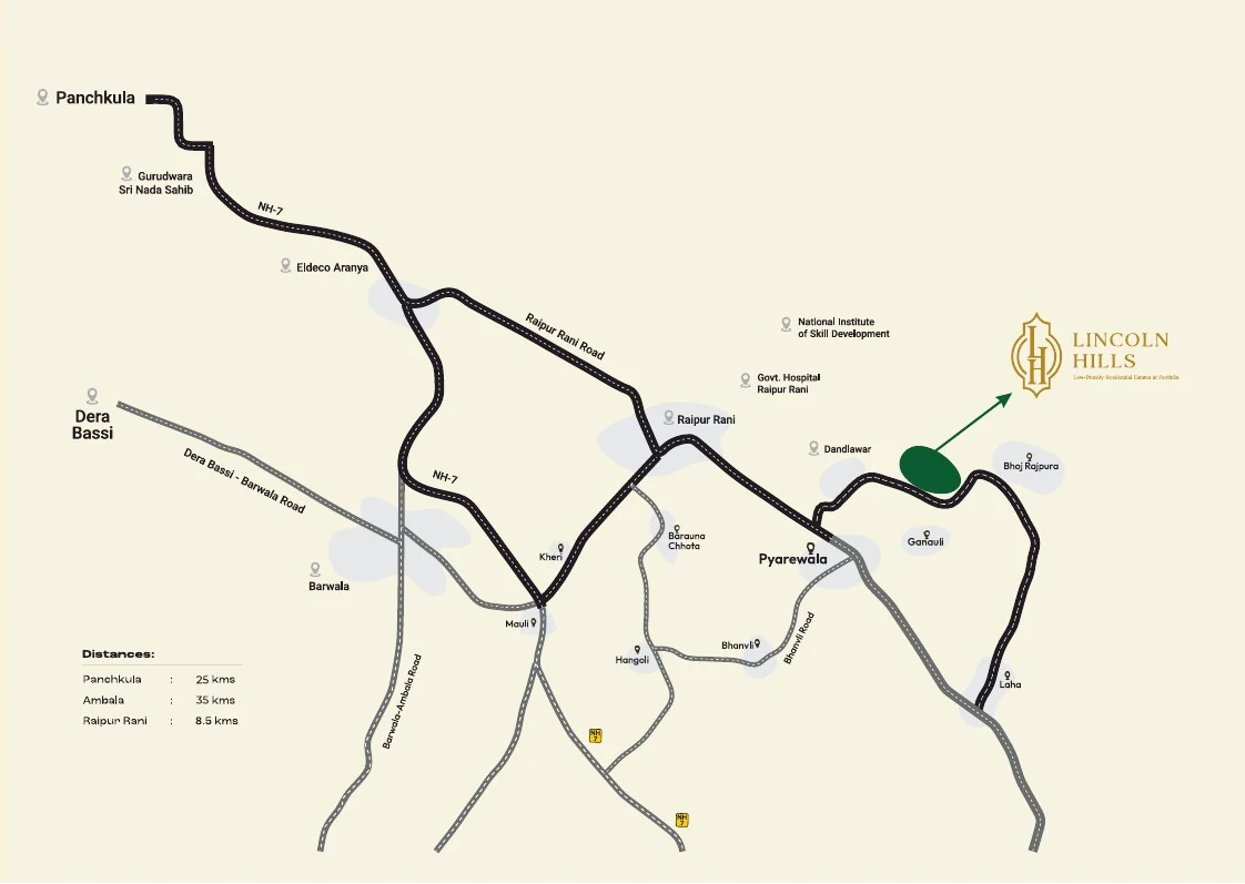 Lincoln Hills location map